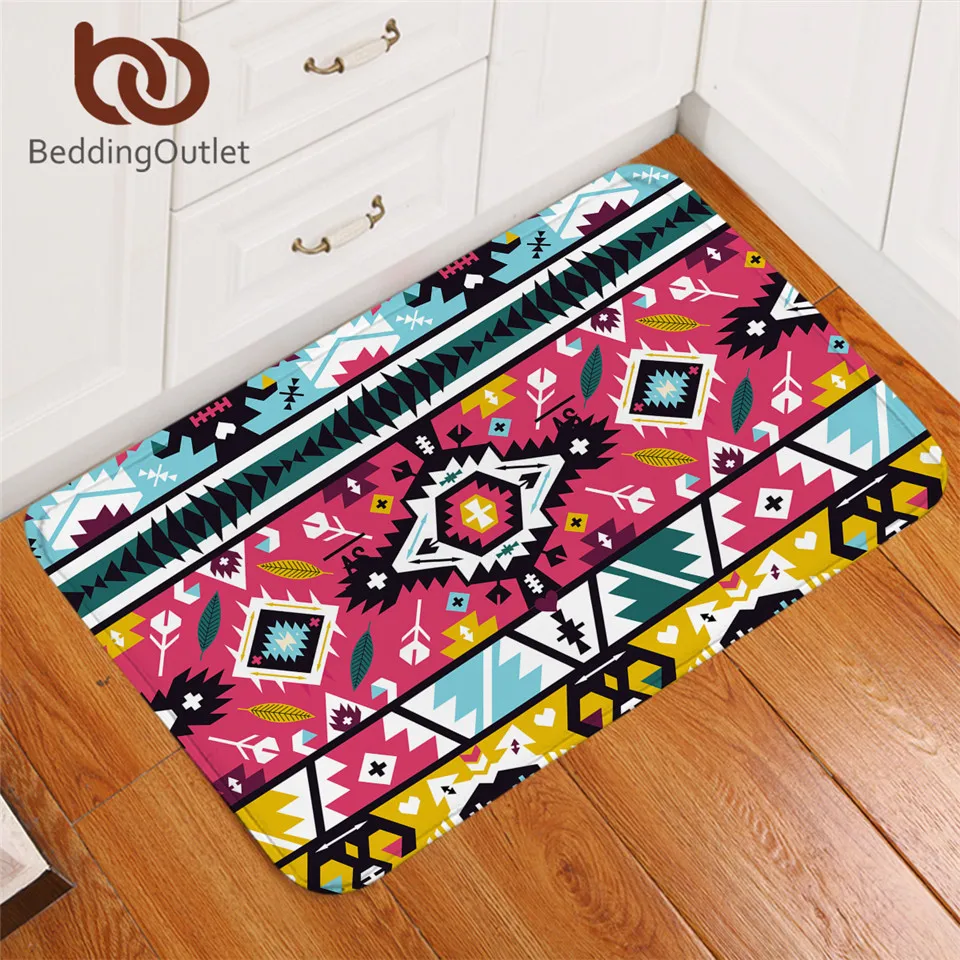 Постельные принадлежности Outlet ацтекский ковер Радужный красочный