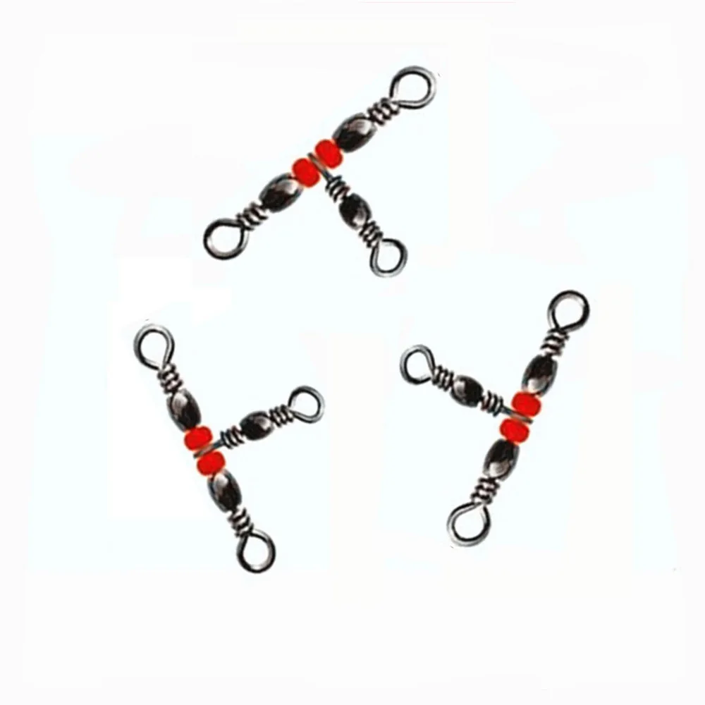 2 шт. рыболовные из нержавеющей стали три тройничного морской рыболовной