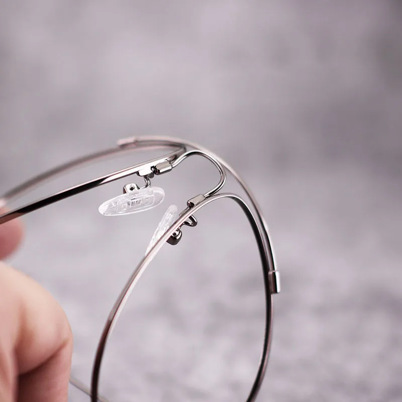 Vazrobe Memory Aviation Eyeglasses Frame Men Women Vintage Glasses for Man Spectacles Prescription Myopia Diopter Eyeglass 9g