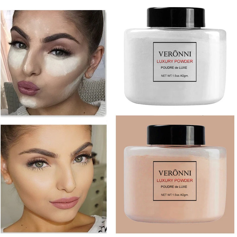 Контур лица макияж банан порошок отбеливание ярче кожи контроль масла