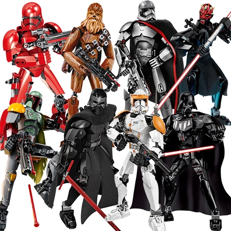 

Disney Marvel Star Wars Avengers Building Block Figure Dolls Stormtrooper Darth Vader Model Action Figure Brick Toy For Children