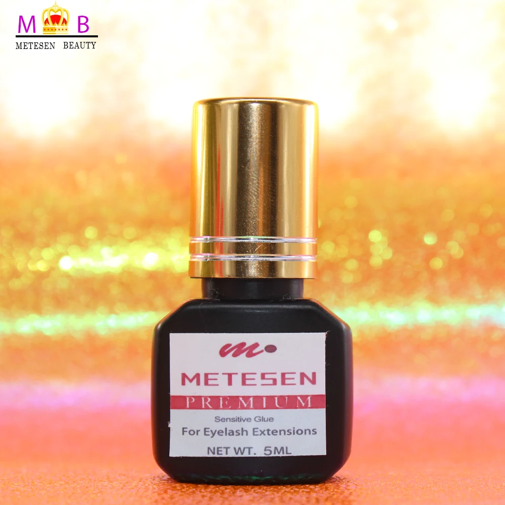 METESEN BEAUTY eyelash extension glue professional lash black 1-2s Dry Time Most Powerful Fastest | Красота и здоровье