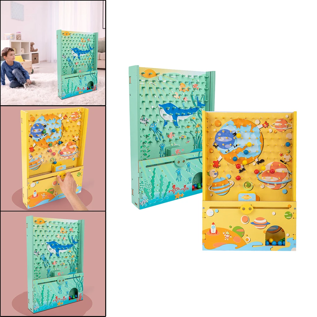 

Wooden Ball Catcher Quick Catching Games Educational Activity Toy for Kids