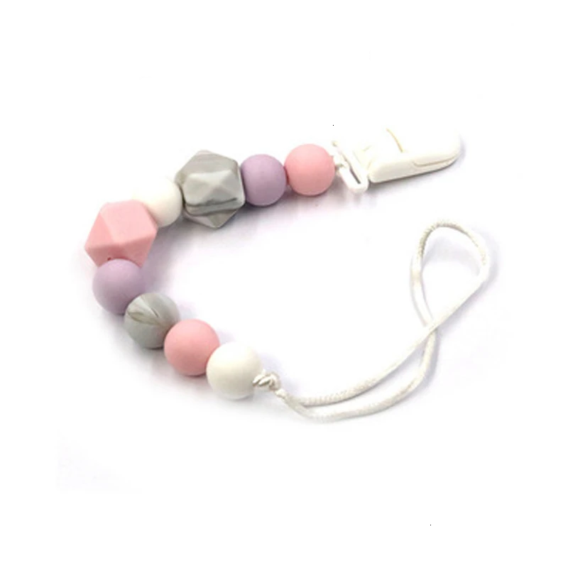 Ручная работа силиконовые соски цепи безопасное прорезывание зубов цепь ребенка