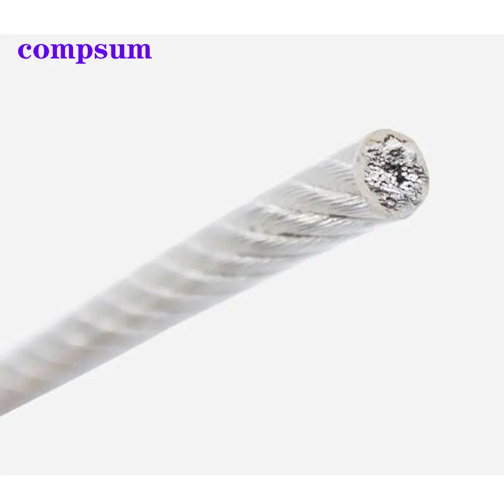 Гибкий трос из ПВХ мягкий прозрачный нержавеющей стали диаметр 0 8 мм 1 5 2 3