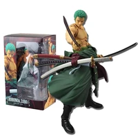 hot sale japanese anime one piece roronoa zoro figurine 2 style combat ver pvc action model collection cool stunt figure toy