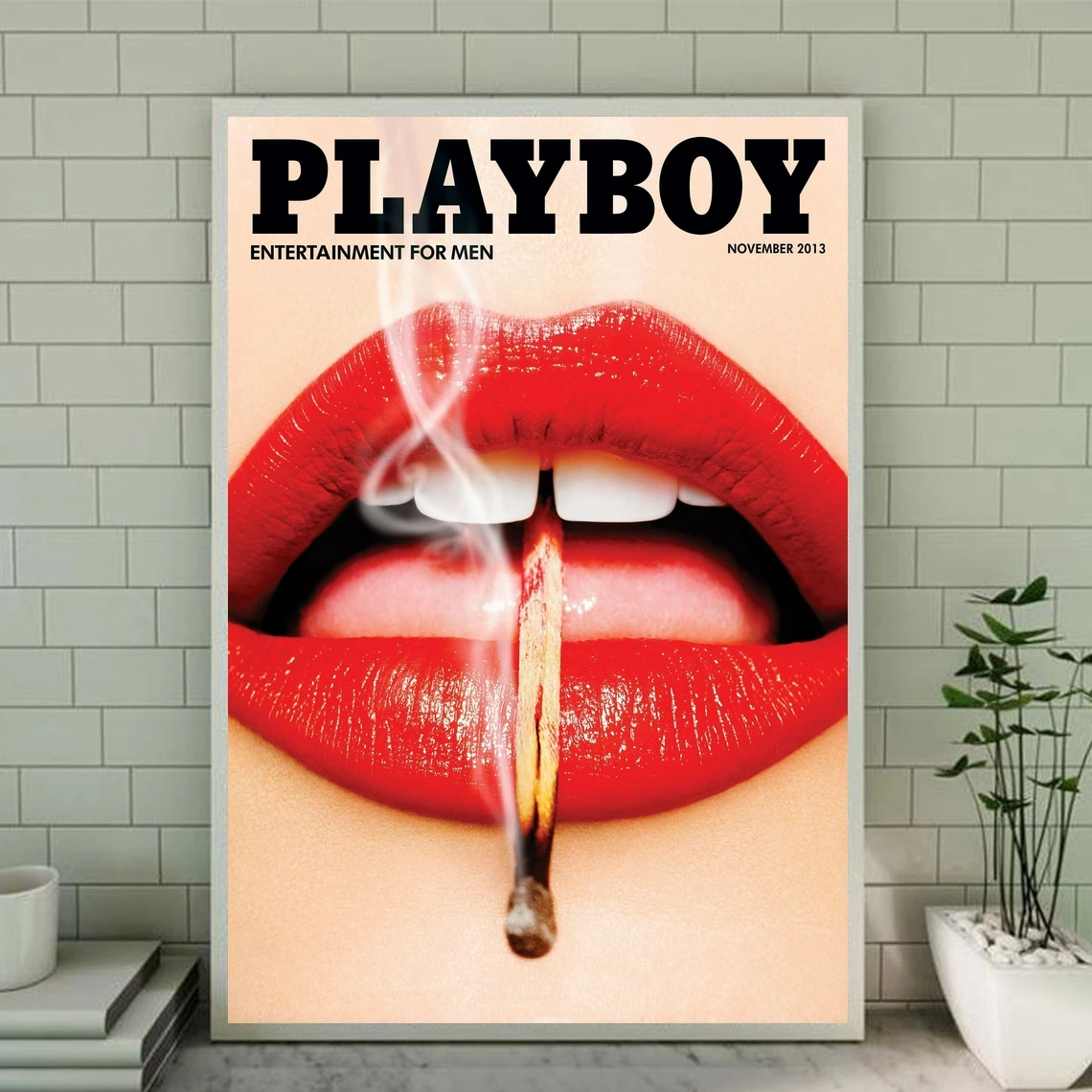 

Плакаты Playboy, печать на холсте без рамки, картина для украшения дома (без рамки)