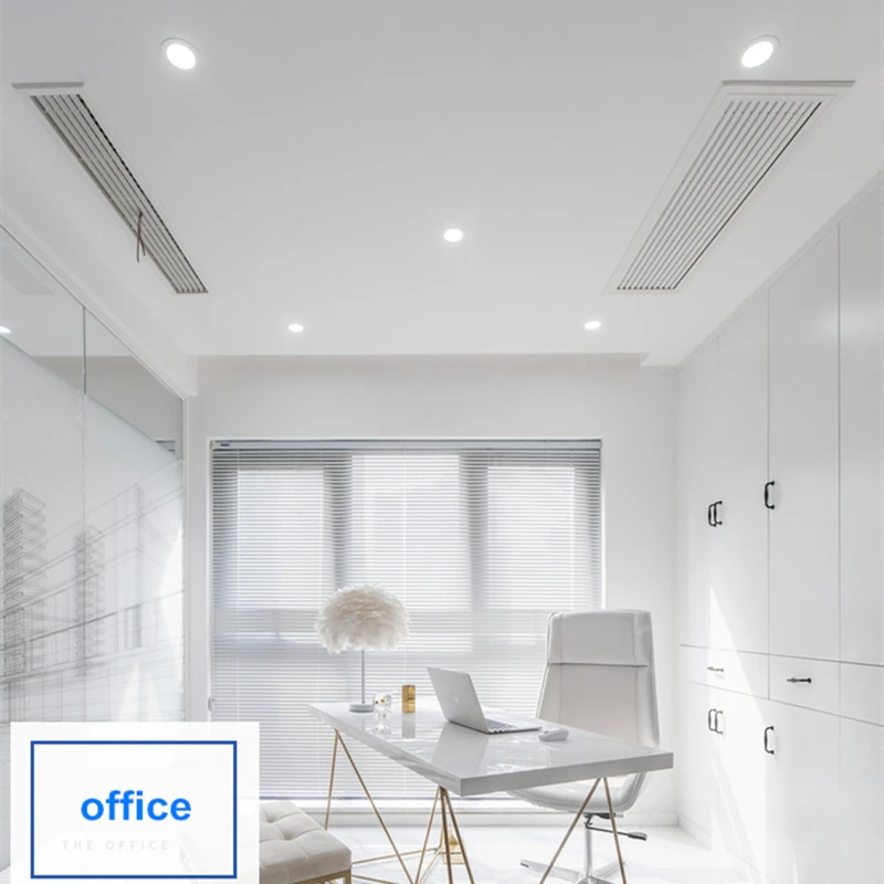 

LED downlight Round ultra-thin embedded household 5W 9W 12W 18W living room aisle AC220V Downlight