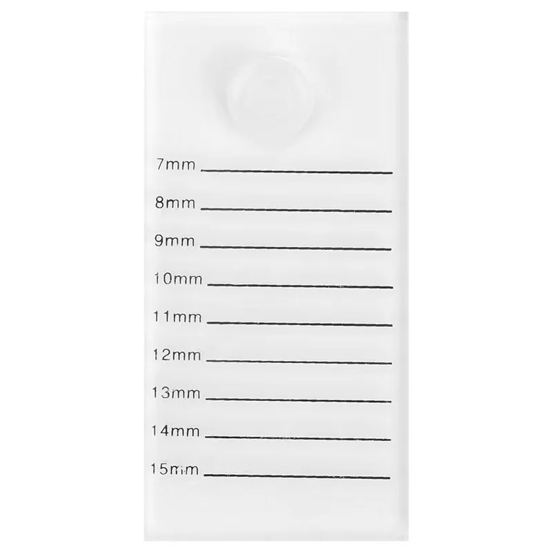 

New 2 In 1 Acrylic False Eyelashes Palette Stand Pad Pallet Lashes Holder With Tick Mark Fake Lashes Extension Essential Tools
