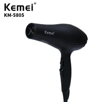 kemei km 5805 high quality eu plug 220 voltage mini portable family travel hair dryer family essential supplies km 5805