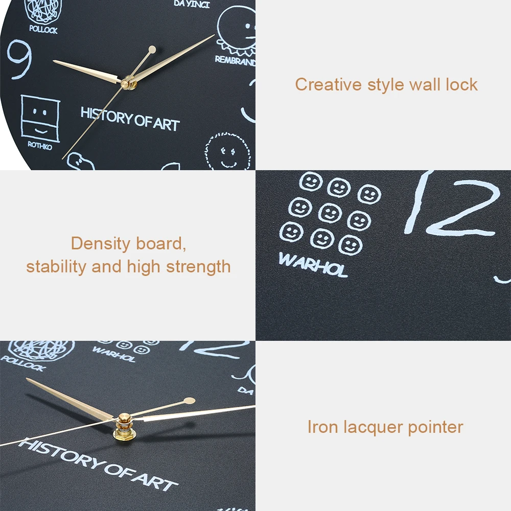 DECDEAL настенные часы декоративные Мрамор красивые d эффект аккуратный внешний вид