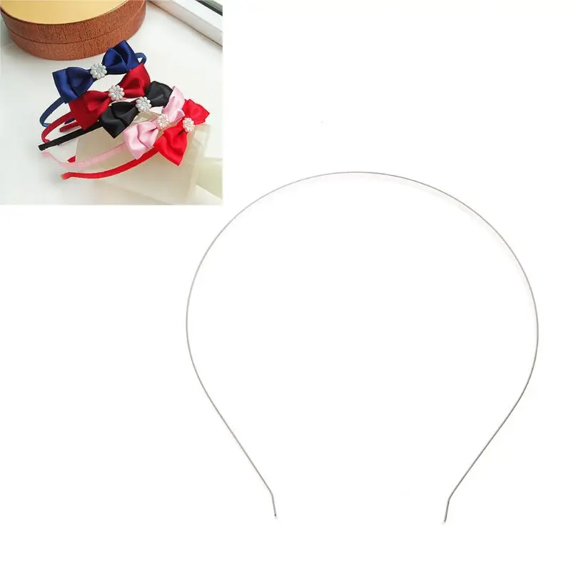 

10Pcs 5mm Blank Plain Metal Headband Hair Band For DIY Hair Accessories For Jewelry Making Tools