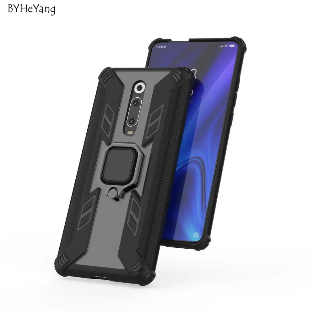 Чехол для Xiaomi Redmi K20 Pro чехол Mi 9T автомобильный магнитный держатель с кольцом