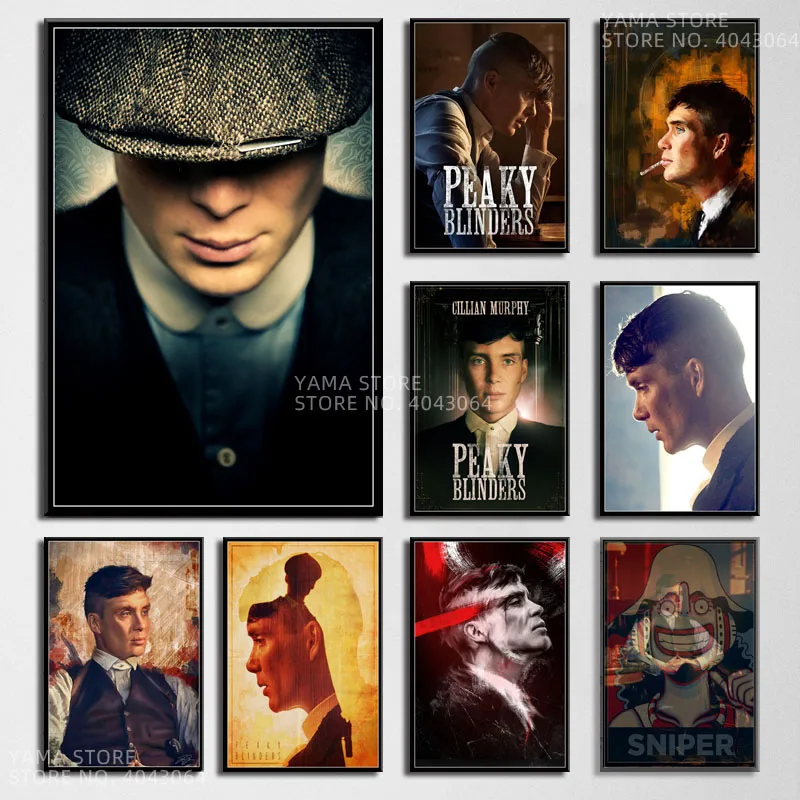 J183 Томас Шелби Cillian Мерфи из фильма Звезда Популярная ТВ-серия подарок настенное