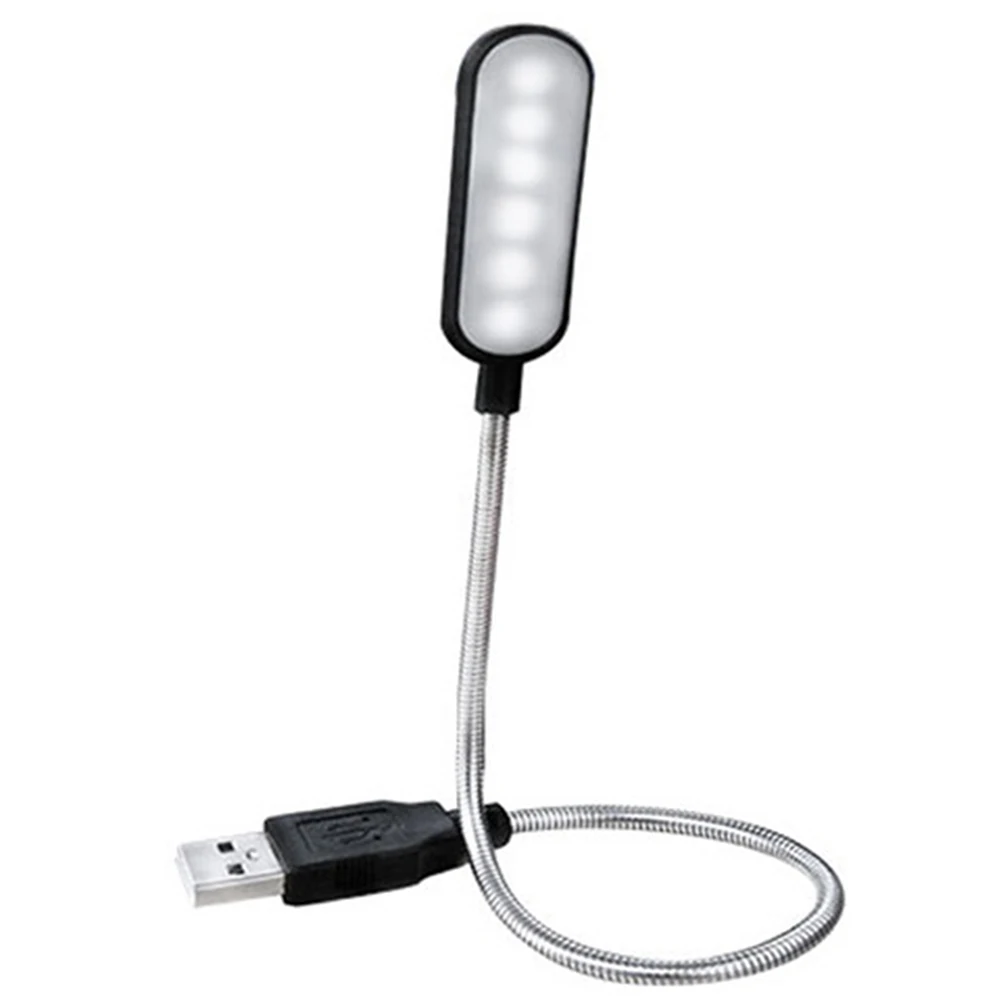 

Мини Гибкая настольная лампа USB источник питания Светодиодный лампа для чтения книг умный Светильник Коридор ванная комната