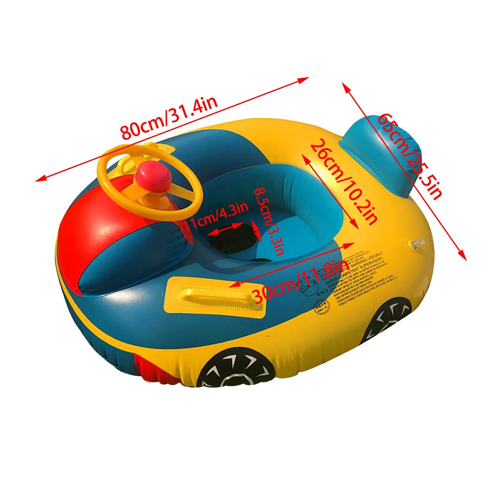 

Inflatable Small Car Swimming Ring Thickened Pvc Children's Swimming Ring Rainer Outdoor Water Playing Boat Sport #GH