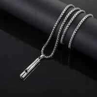 kpop loud portable necklace for men women whistle for emergency survival outdoor hiking camping hip hop bangtan boys accessories