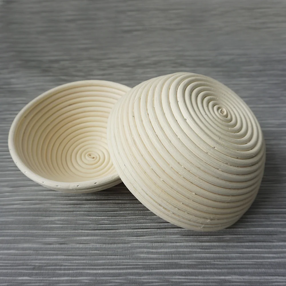 Ферментация хлеба корзина из натурального ротанга круглая для выращивания теста