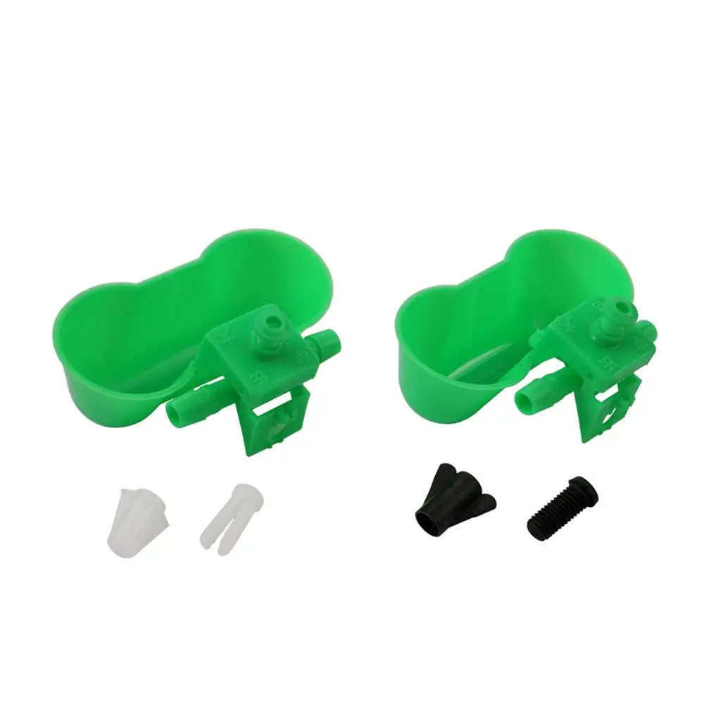 5 комплектов зеленая питьевая вода для перепелок двойная чаша воды с птицей и