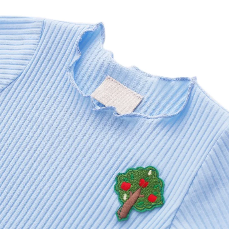 Летняя детская футболка для девочки с короткими рукавами топы девочек