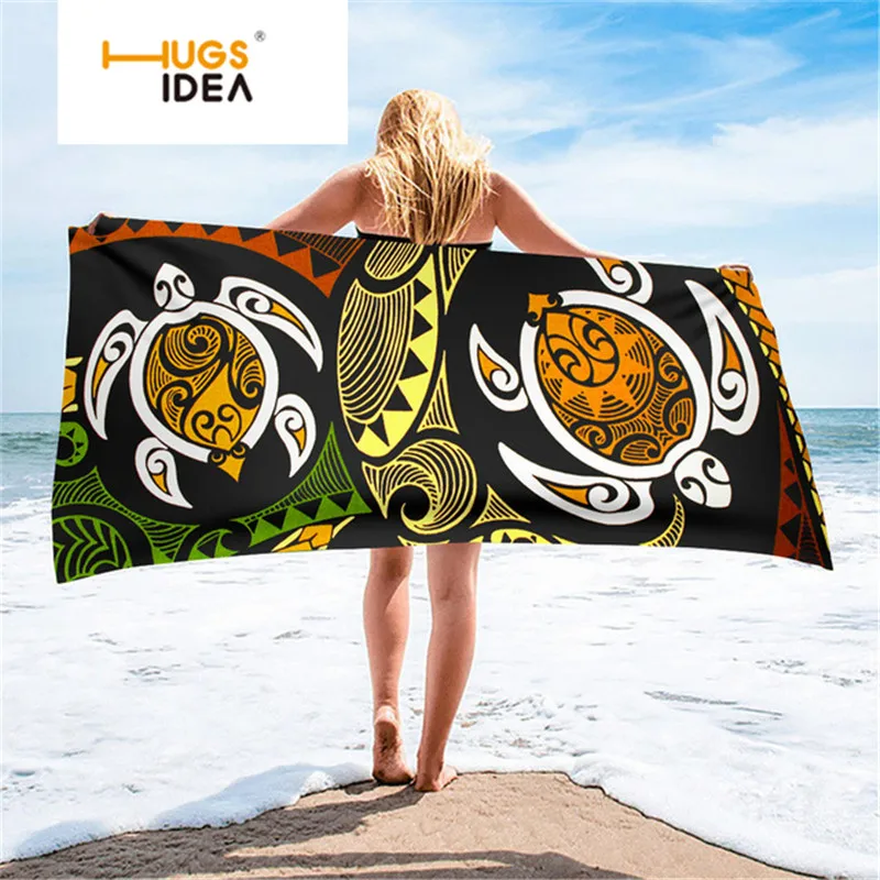Гавайская Морская Черепаха Хуну крутящееся банное полотенце для детей и