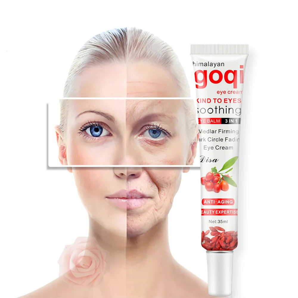

Lycium barbarum multi-effect eye cream 35G Fades dark circles, wrinkles bags under eyes Eye care cosmetics eye bags removal