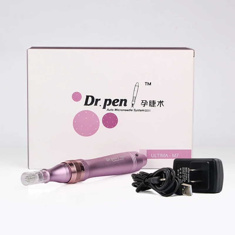 Dr. Pen Ultima M7 с 2 шт. иглы микро Needling машина Дерма ручка микроиглы терапевтические