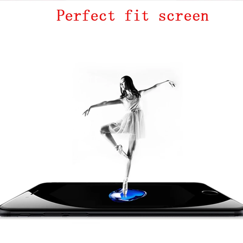 Защитная пленка HD из закаленного стекла с мягким краем на весь экран для Iphone6 6Splus 7