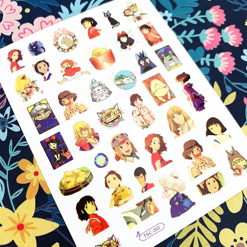 Newest TSC-182 Anime in Japan sereis 3d nail art sticker decal stamping export japan designs rhinestones decorations | Красота и