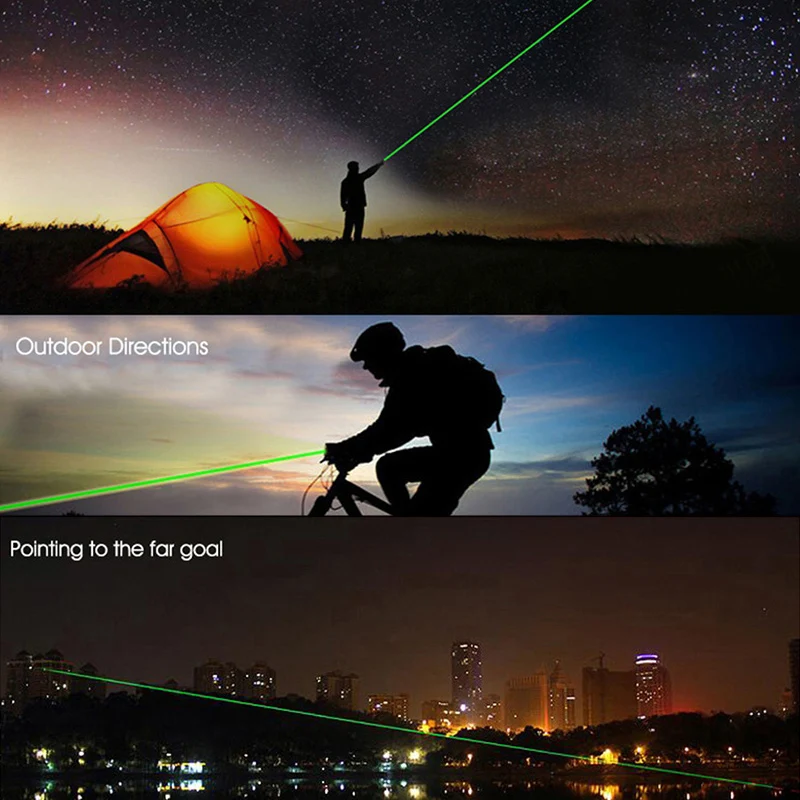 

New USB charging USB 5MW 650nm Green Laser Pen Black Strong Visible Light Beam Laserpointer 3colors with battery Pet Cat Toy