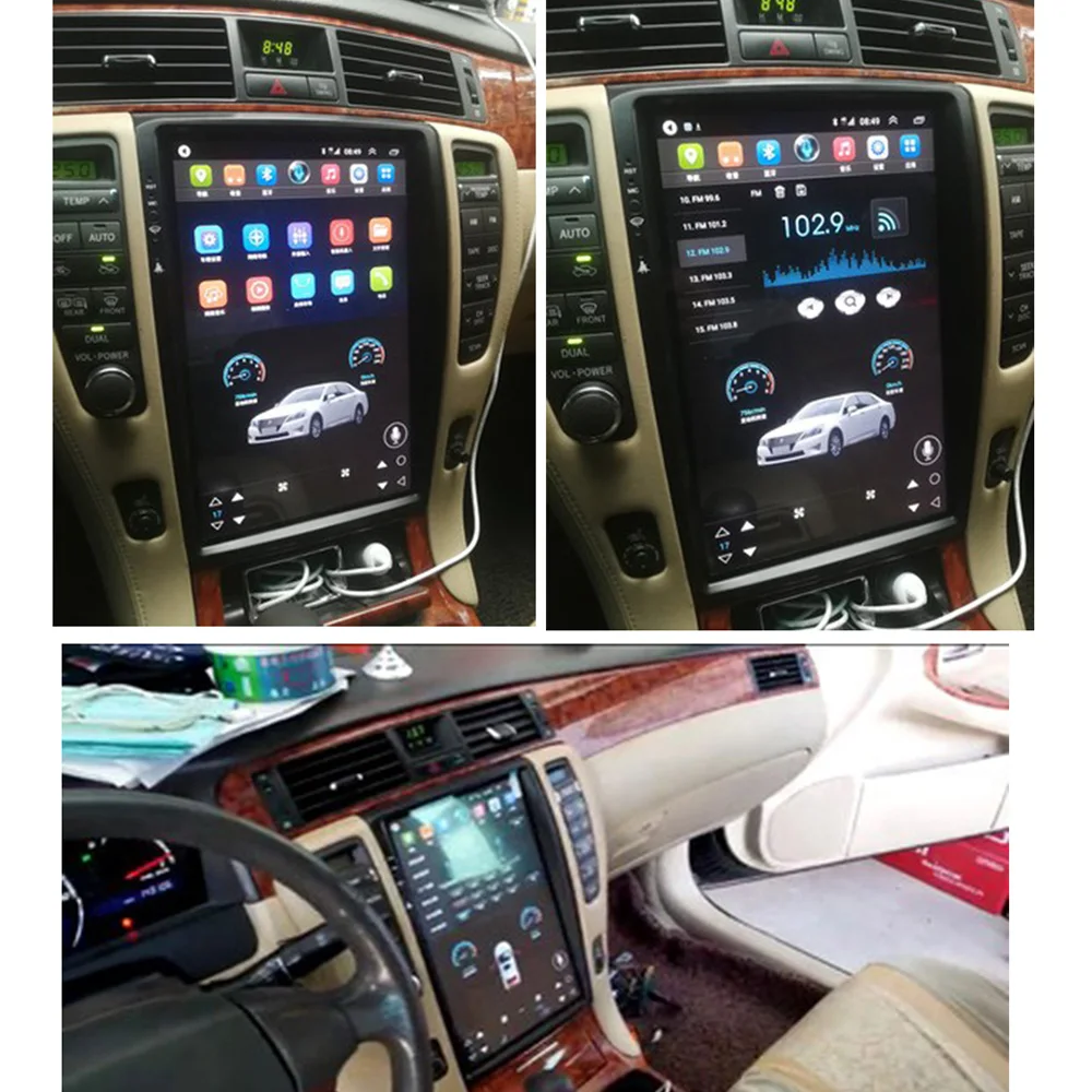 Автомобильный мультимедийный плеер стерео GPS DVD радио навигация Android экран для