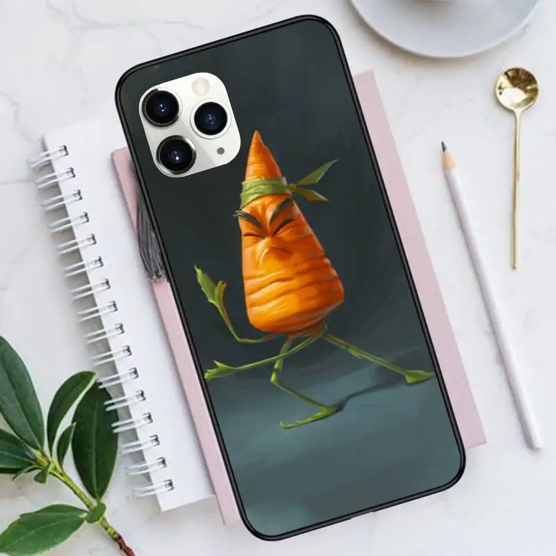 

Kung Fu Vegetable Fruit Fun Cartoon Phone Case for iPhone 11 12 mini pro XS MAX 8 7 6 6S Plus X 5S SE 2020 XR