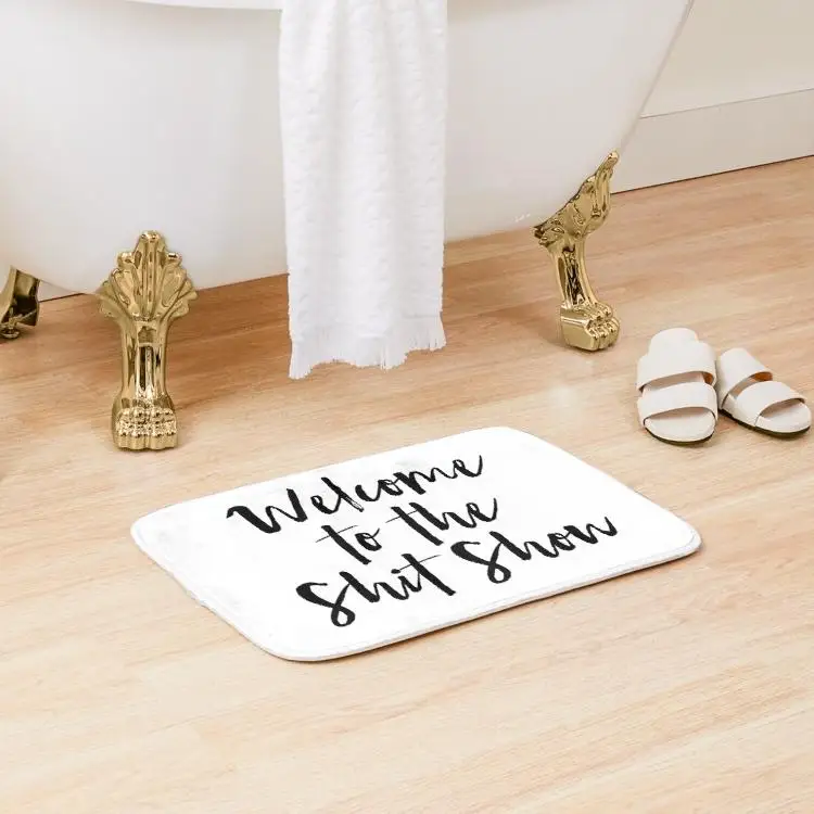 

Коврик для ванной, нескользящий, с мультяшным принтом