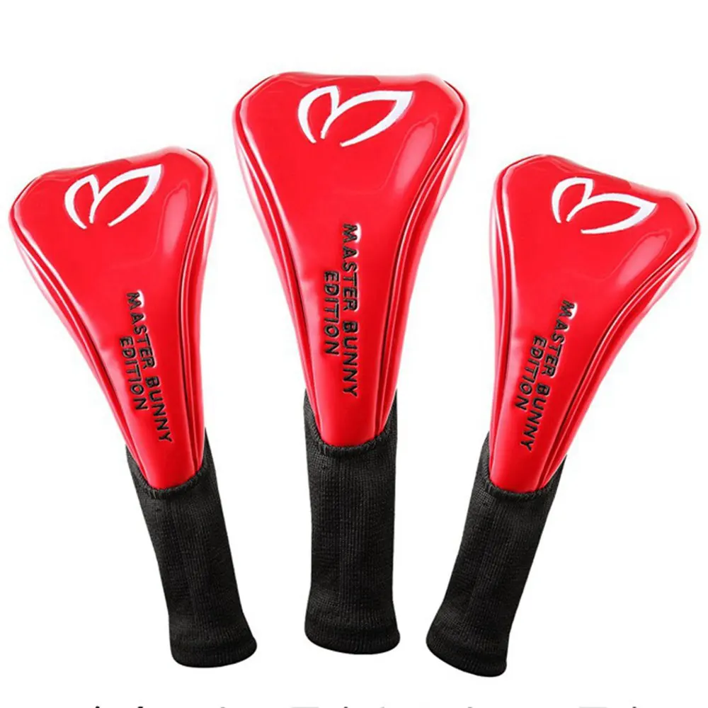 

PU Leather Golf Club Head Cover (1# Driver/wood Cover 3#,5# Fairway Cover)