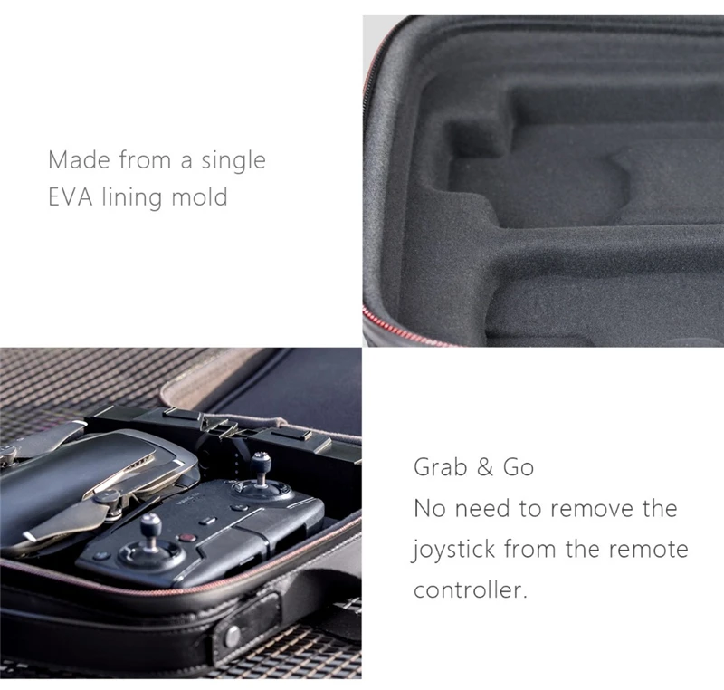 PGYTECH PGY Mavic Air Чехол для переноски с ремешком DJI Mavic Air PU EVA сумка для хранения Коробка для дрона аксессуары