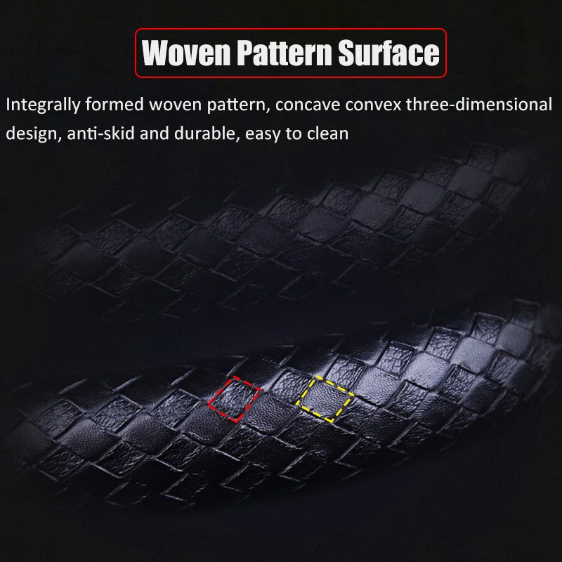 Чехол для руля Karcle универсальная плетеная оплетка 15 дюймов|leather steering wheel cover|steering