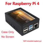 Чехол для Raspberry Pi 4 3,5 дюйма, чехол для ЖК-дисплея 480*320, корпус из АБС-пластика для Raspberry Pi 3 Model B  3B +  3B  4B (только чехол)