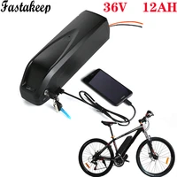 powerful hailong electric bicycle 36v 12ah down tube ebike lithium ion 36v battery pack for 500w 350w 250w bafang bbs02 bbs01