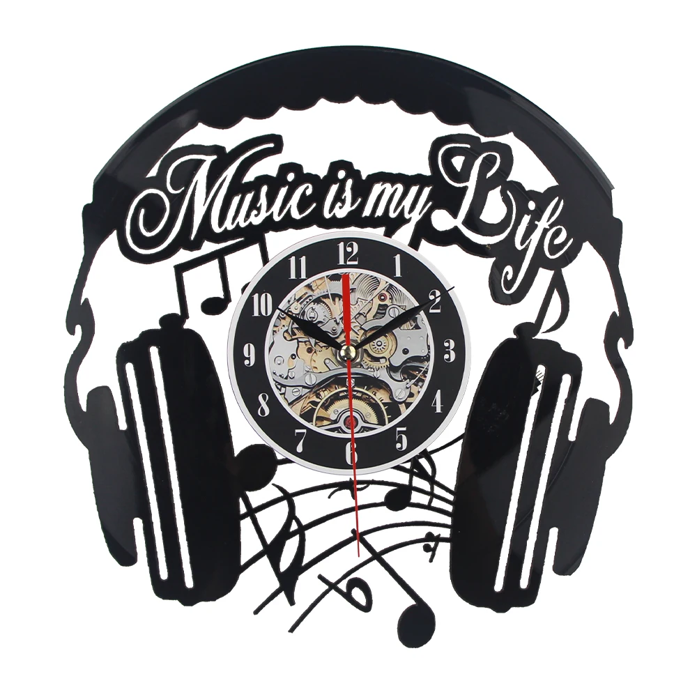 2020 горячая Распродажа Виниловые Настенные Часы Тема искусство часы настенные