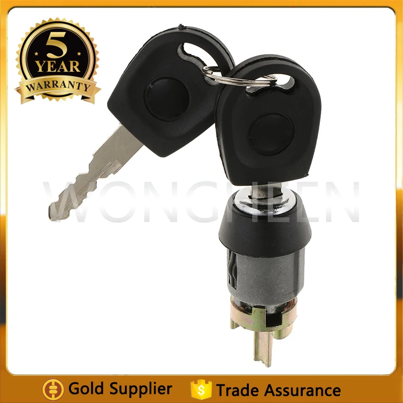

191905855 1H0905855A 357905855B 1009050023 New Steering Ignition Switch Lock Cylinder Key For VW Golf Jetta Beetle 1971-2002