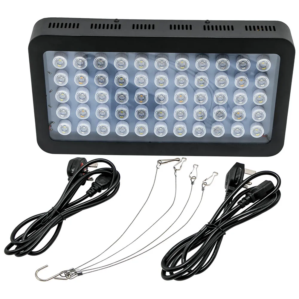 LED Aquarium Light 165W Full Spectrum Reef Coral Marine Tank Bulb Lamp |