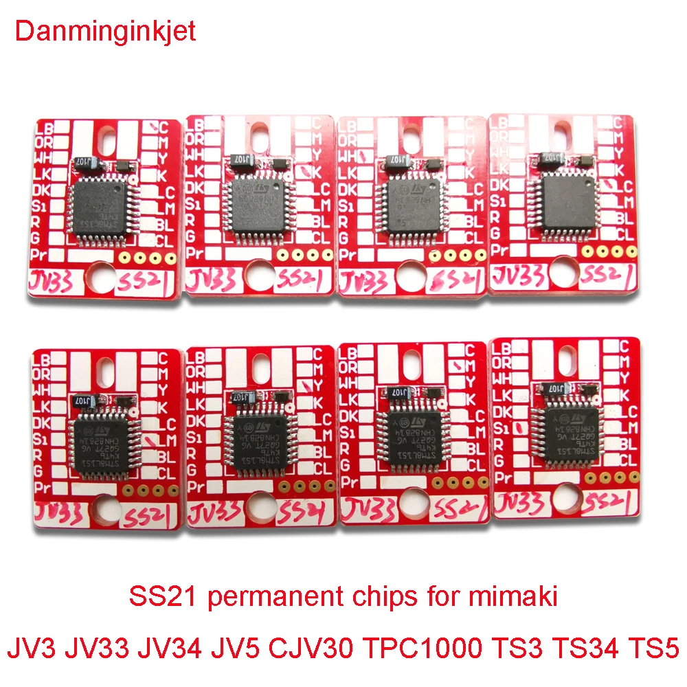 Картридж с чернилами SS21 постоянные чипы для mimaki JV3 JV33 JV34 JV5 CJV30 TPC100 TS3 TS34 TS5