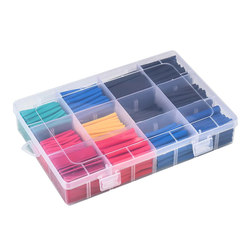 328 шт. термоусадочные трубки для автомобильных кабелей 8 размеров | Строительство