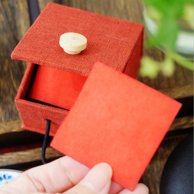 12 шт. Макияж для губ бумага укуса Румяна древний увлажняющий бальзам китайский