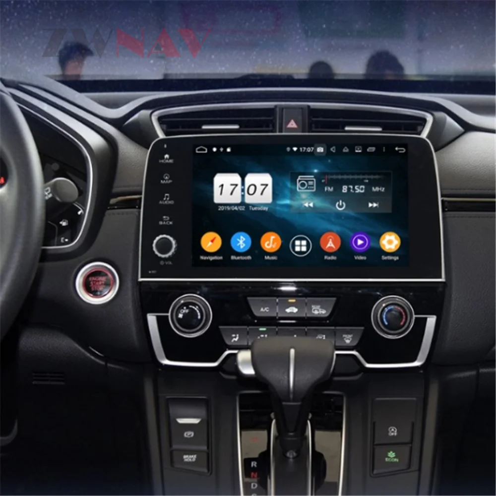 Android 9 4+ 64G DSP автомобильный dvd-плеер gps навигация для HONDA CRV головное устройство мультимедийный плеер магнитофон