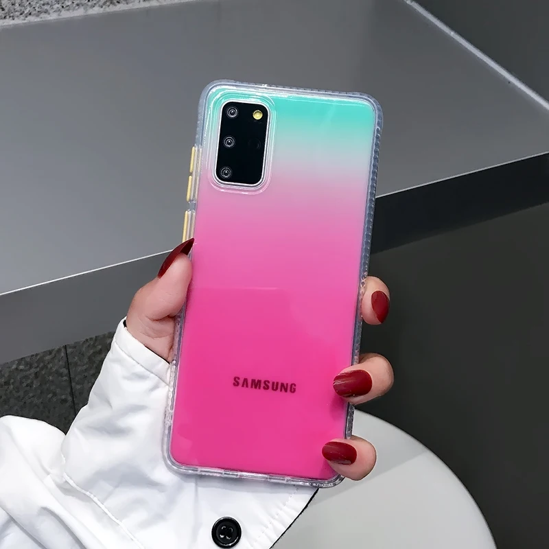 The color gradient shell is suitable for Samsung note20ultra mobile phone shell s21 plus soft shell s20 ultra protective cover
The color gradient shell is suitable for Samsung note20ultra mobile phone shell s21 plus soft shell s20 ultra protective cover