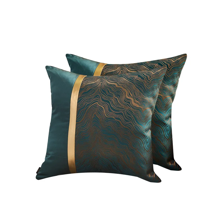 

Luxury Bronzing Cushion Cover 45*45cm Pillow Covers Velvet Pillowcase Home New Year Decorative Sofa Throw Pillowcase