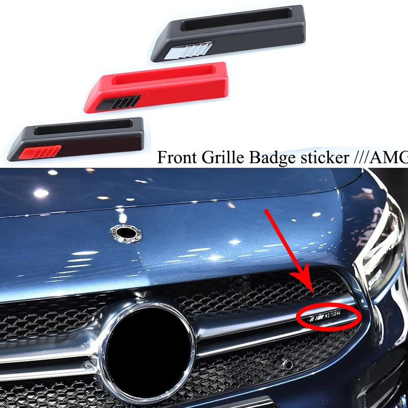 Передняя решетка AMG mini Logo A B C E Class W176 W246 W204 W205 W212 W213 GLC X253 GLE W292 Решетка | Отзывы и видеообзор