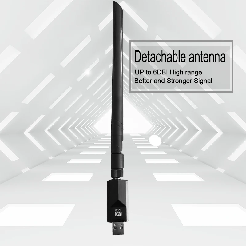 USB 3 0 1200 Мбит/с Wifi адаптер двухдиапазонный 5 ГГц 2 4 802.11AC RTL8812BU антенна донгл сетевая