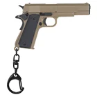 Тактический автоматический брелок 1911, мини-брелок для улицы, портативный брелок с кольцом, съемный оригинальный подарок на Рождество, игрушка, аксессуары для охоты